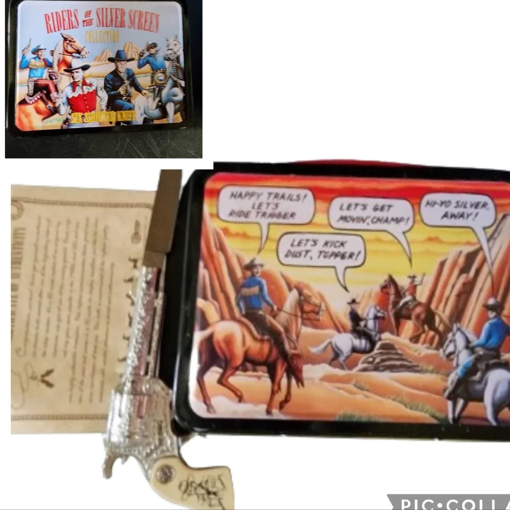 Vintage United culinary western novelty pen knife in case‎ NEW
